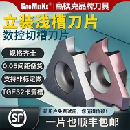 TGF32R/TGF32L 立装浅槽刀片 卡簧槽刀